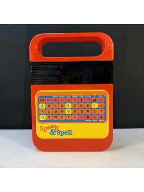 Classic Speak & N Spell Kahootz #09624 Electronic Learning Game Tested Works Vtg